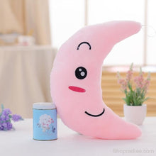 Load image into Gallery viewer, Luminous Glowing Star &amp; Moon Cushions Pink Toys