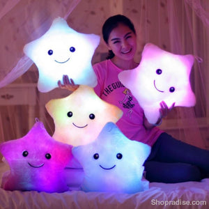 Luminous Glowing Star & Moon Cushions Toys