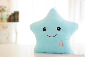 Luminous Glowing Star & Moon Cushions Blue Toys