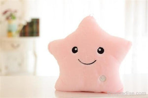 Luminous Glowing Star & Moon Cushions Pink Toys