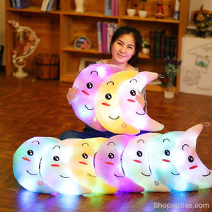 Luminous Glowing Star & Moon Cushions Toys